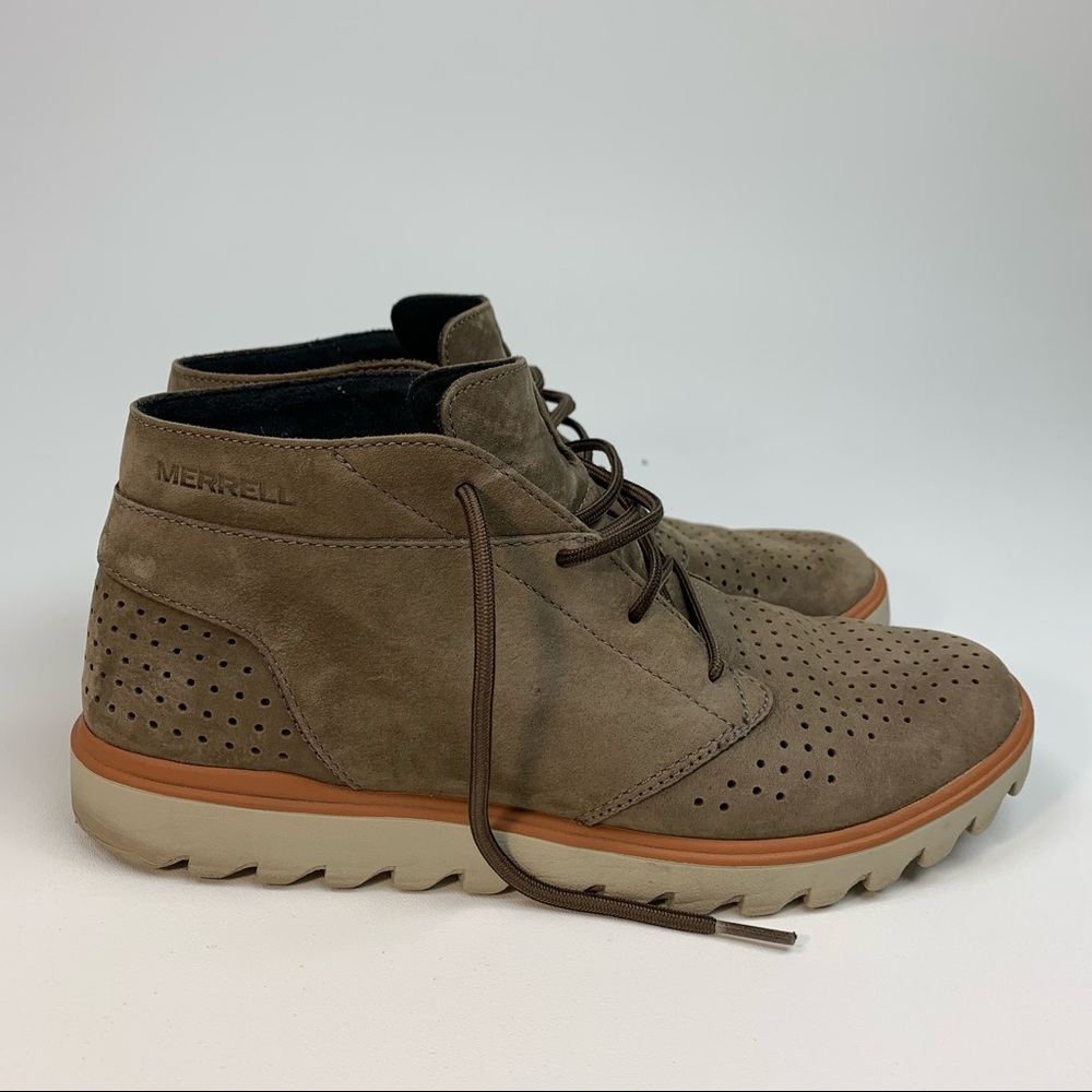 Merrell Men’s Downtown Chukka Leather Boots Sz 8.5